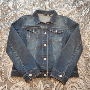 New York & Company Jean Jacket Large